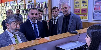 ANAHTAR PARTİ’DEN GÖKSUN ÇIKARMASI: ATALAY VE KAYIRAN ESNAFLA BULUŞTU