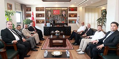 ANAHTAR PARTİ HEYETİNDEN BAŞKAN AKPINAR’A ZİYARET