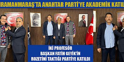 ANAHTAR PARTİ ONİKİŞUBAT TEŞKİLATINA İKİ AKADEMİK İSİM KATILDI