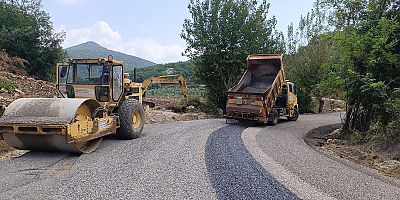 ANDIRIN’DA 6 MAHALLEYE ULAŞIM SAĞLAYAN YOL YENİLENDİ