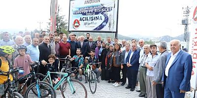 ANDIRIN’DA YÜRÜYÜŞ VE BİSİLET YOLU HİZMETE AÇILDI