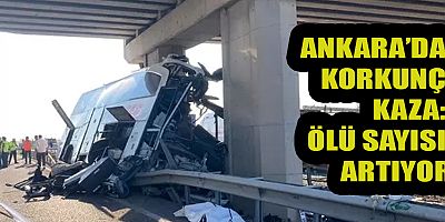 ANKARA'DA FECİ OTOBÜS KAZASI