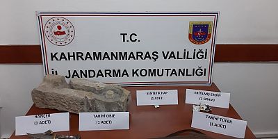 ANTİKA ESER VE UYUŞTURUCU MADDE ELE GEÇİRİLDİ
