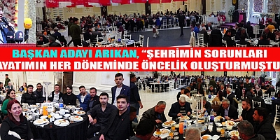 ARIKAN, “ÖNCE ŞEHRİMİZDEKİ YARALARIMIZI SARACAĞIZ”