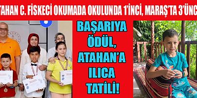 ATAHAN C. FİSKECİ’DEN BÜYÜK BAŞARI: ÖNCE ÖDÜL, SONRA ILICA!