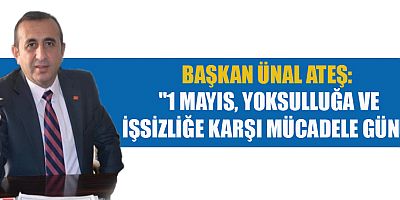 ATEŞ: TOPLUMUN TÜM KESİMİ YOKSULLUKLA  MÜCADELE EDİYOR