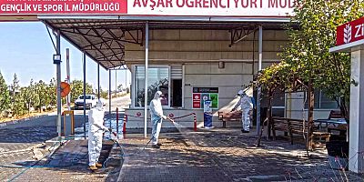 AVŞAR YURDU’NDA DEZENFEKTE ÇALIŞMASI GERÇEKLEŞTİRİLDİ