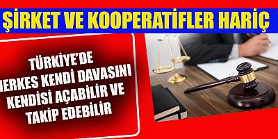 AVUKATI OLMAYAN ŞİRKET VE KOOPERATİFLERE PARA CEZASI