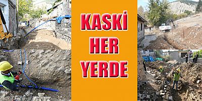 AYAKLICAOLUK MAHALLESİNDE İÇME SUYU ÇALIŞMALARI DEVAM EDİYOR