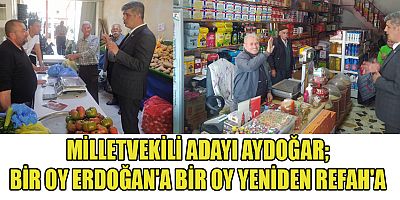 AYDOĞAR: ERDOĞAN'IN YENİ BİR ERBAKAN'A İHTİYACI VAR