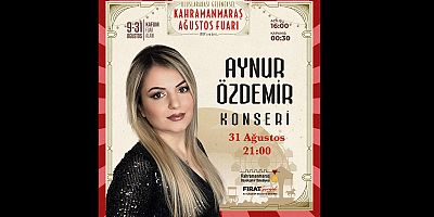 AYNUR ÖZDEMİR, KAFUM’DA MÜZİK ZİYAFETİ YAŞATACAK