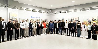 AZERBAYCANLI RESSAM VAHİD NOVRUZOV SANKO SANAT GALERİSİ’NDE SERGİ AÇTI