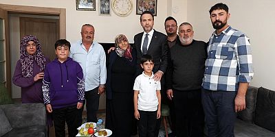 BAKAN BAYRAKTAR, KAHRAMANMARAŞ'IN AFŞİN İLÇESİNDE DEPREMZEDELERİ ZİYARET ETTİ