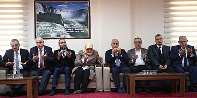 BAKAN KİRİŞÇİ’DEN , MESUT DEDEOĞLU’NA TAZİYE ZİYARETİ