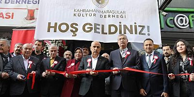BAKAN KİRİŞCİ KAHRAMANMARAŞLILAR KÜLTÜR DERNEĞİNİN AÇILIŞINI YAPTI