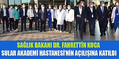 BAKAN KOCA’DAN SULAR AİLESİNE TEŞEKKÜR