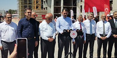 BAKAN KURUM, EBRAR SİTESİ İNŞAAT ALANINDA İNCELEMEDE BULUNDU: 