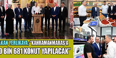 BAKAN YERLİKAYA ASRIN FELAKETİNDE ASRIN KARDEŞLİĞİNİ GÖSTERDİK