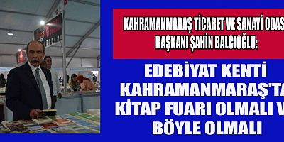 BALCIOĞLU, “HER YAŞTA İNSANIN KİTAP OKUMASI GEREK”