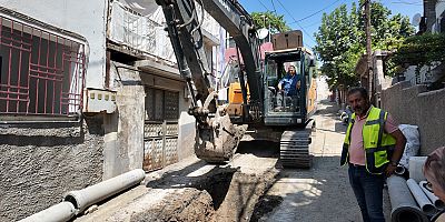 BARBAROS MAHALLESİ’NDE KANALİZASYON ALTYAPISI GÜÇLENİYOR