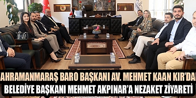 BARO BAŞKANI KIR’DAN BAŞKAN AKPINAR’A ZİYARET