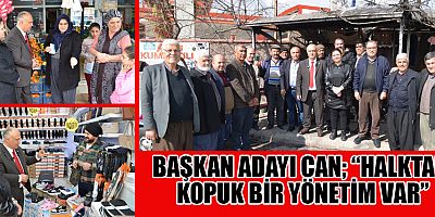 BAŞKAN ADAYI CAN “İÇİMİZ SIZLADI”