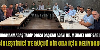 BAŞKAN ADAYI DR. MEHMET AKİF SARICA: HEKİMLİK ONURUNU VE HAKLARINI EN ÜST SEVİYEYE TAŞIYACAĞIZ
