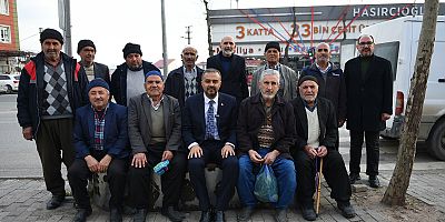 BAŞKAN ADAYI TOPTAŞ, PİRİ REİS MAHALLESİ’NDE ESNAF VE VATANDAŞLARLA BULUŞTU