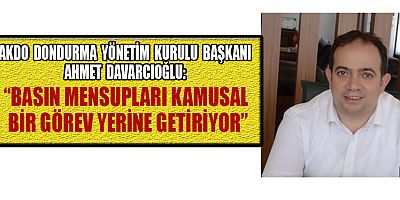 BAŞKAN AHMET DAVARCIOĞLU’NDAN 10 OCAK ÇALIŞAN GAZETECİLER GÜNÜ MESAJI