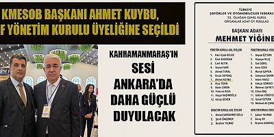 BAŞKAN AHMET KUYBU: ŞOFÖR ESNAFININ SESİ OLMAYA DEVAM EDECEĞİZ