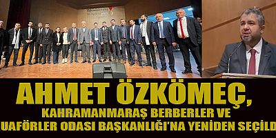 BAŞKAN AHMET ÖZKÖMEÇ, YENİDEN BAŞKAN SEÇİLDİ