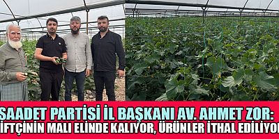 BAŞKAN AHMET ZOR: “ÇİFTÇİMİZ DESTEKLENMEDEN UCUZ GIDA OLMAZ”