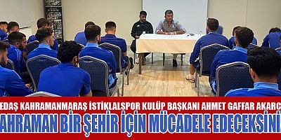 BAŞKAN AKARCA, BU BİR YENİDEN DİRİLİŞ MÜCADELESİDİR