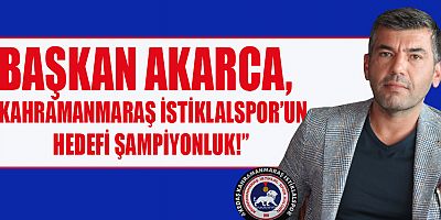 BAŞKAN AKARCA, SPOR CAMİASININ BEKLENTİLERİNE CEVAP VERECEĞİZ