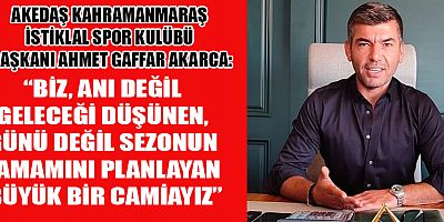 BAŞKAN AKARCA, “ZİRVE YOLUNDA DURMAK YOK, MÜCADELEYE SONUNA KADAR DEVAM!”