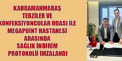 BAŞKAN AKKURT VE GENEL MÜDÜR MARAŞLIGİL İMZALADI