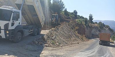 BAŞKAN AKPINAR: AĞABEYLİ MAHALLESİ’NDE STABİLİZE YOL ÇALIŞMALARI SÜRÜYOR