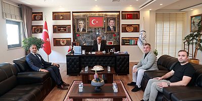BAŞKAN AKPINAR, BASIN İLAN KURUMU GAZİANTEP BÖLGE MÜDÜRÜ ARDA AŞKIN’I AĞIRLADI