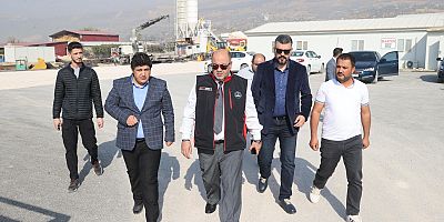 BAŞKAN AKPINAR, ÇAĞLAYANCERİT YOL PROJESİNDE İNCELEMELERDE BULUNDU