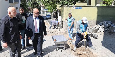 BAŞKAN AKPINAR, ÇALIŞMALARI YERİNDE İNCELEDİ
