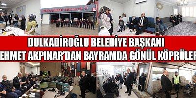 BAŞKAN AKPINAR’DAN AİLE ZİYARETLERİNDEN HASTANELERE, 112’DEN İTFAİYEYE YOĞUN PROGRAM
