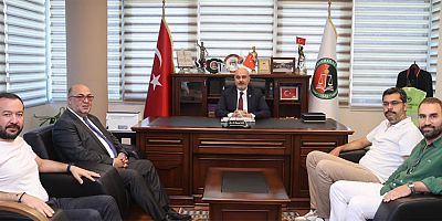 BAŞKAN AKPINAR’DAN BAŞKAN BURAK GÜL’E ZİYARET