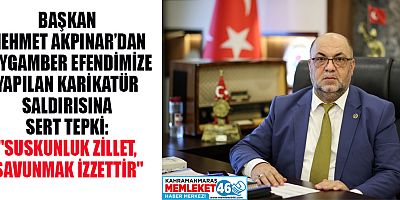 BAŞKAN AKPINAR’DAN: BU SALDIRI İNSANLIĞIN ORTAK VİCDANINA YAPILMIŞTIR