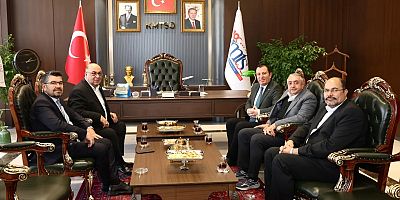BAŞKAN AKPINAR’DAN KMTTSO BAŞKANI BULUNTU’YA HAYIRLI OLSUN ZİYARETİ