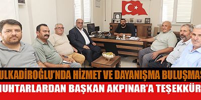 BAŞKAN AKPINAR’DAN MUHTARLARLA İSTİŞARE TOPLANTISI
