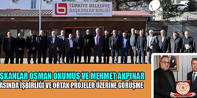 BAŞKAN AKPINAR’DAN OSMAN  OKUMUŞ’A İADE-İ ZİYARET