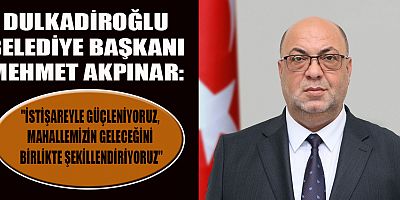 BAŞKAN AKPINAR, DEREKÖY MAHALLESİNDE HALKLA BULUŞACAK