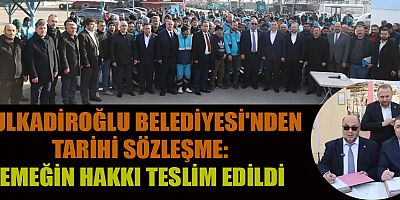 BAŞKAN AKPINAR: EMEĞİN KARŞILIĞINI EN İYİ ŞEKİLDE VERİYORUZ