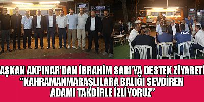 BAŞKAN AKPINAR: İBRAHİM SARI, KENT KÜLTÜRÜNE KATKI SAĞLAYAN DEĞERLİ BİR İSİM