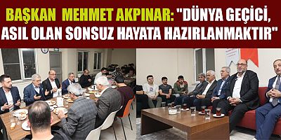 Dulkadiroğlu Belediye Başkanı Mehmet Akpınar